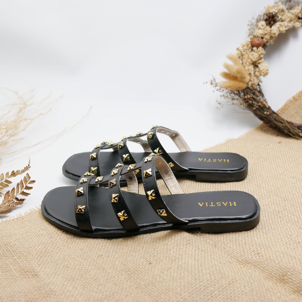 SANDAL WANITA FLAT CANTIK - YUMNA