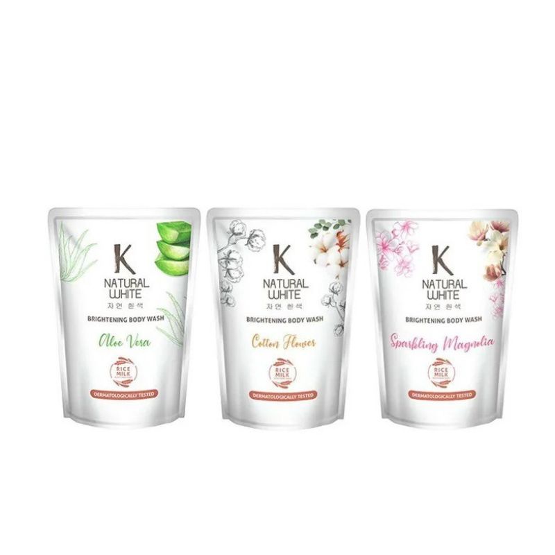 K Natural White Body Wash 450ML/420ML