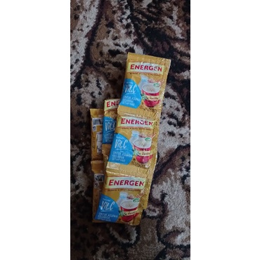 

Energen Vanila Sereal dan Susu Bersinergi 1 Renteng 10 Sachet