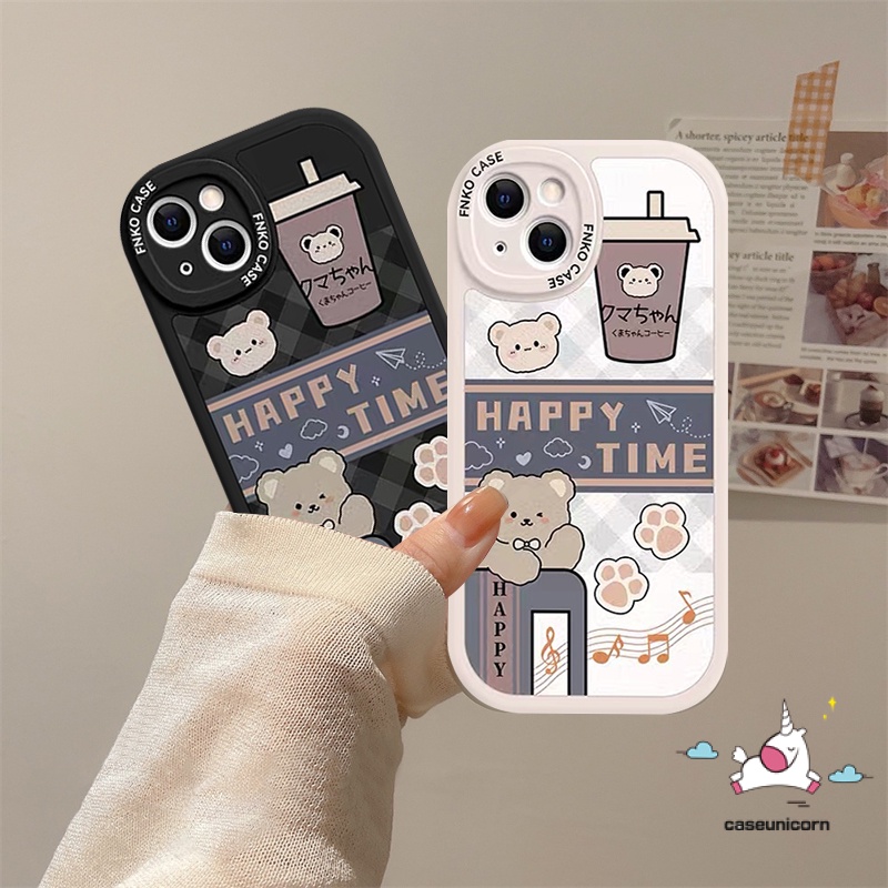 Casing Kartun Xiaomi Redmi 9T 12C A1 9 9A 10k40s 10C 9C NFC POCO F4 X3 Pro M3 X3 NFC Redmi Note10 8 9 9s 10s 11 11s Pro 10pro Max Lucu Kreatif Air Mata Susu Lovely Bear Lembut Sarung