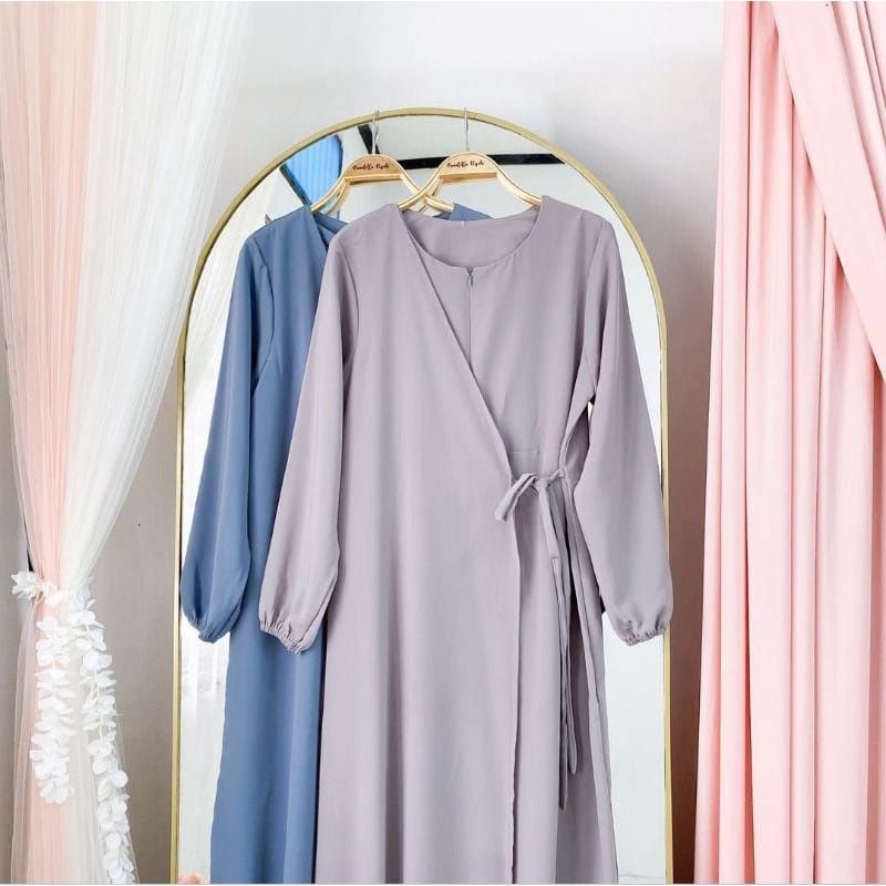 ARSEN DRESS ukuran  S M L XL fashion muslim basic stylish remaja kekinian GAMIS VIRAL