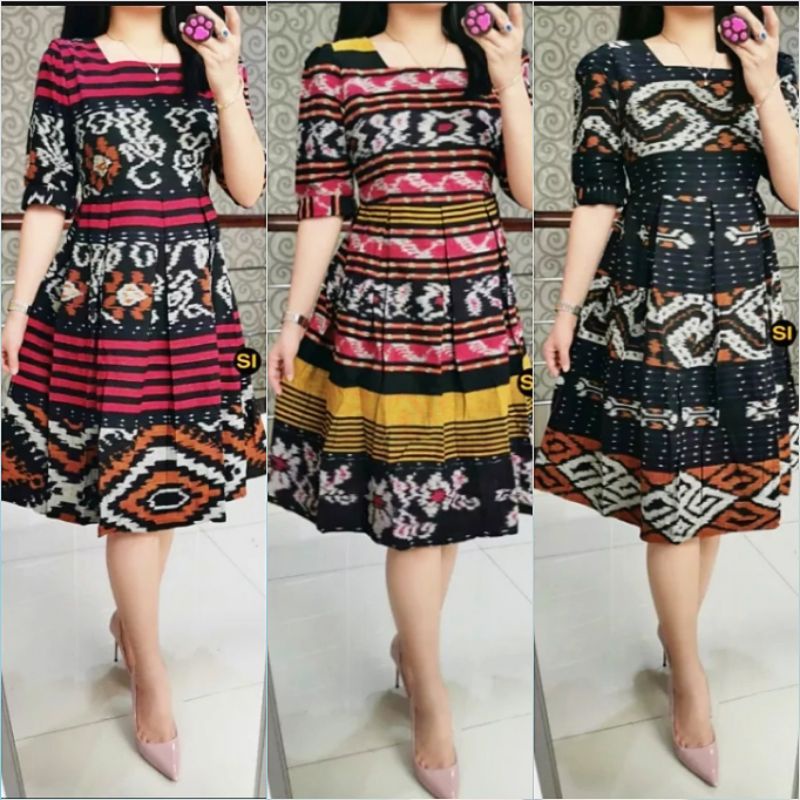Dress Tenun Wiru