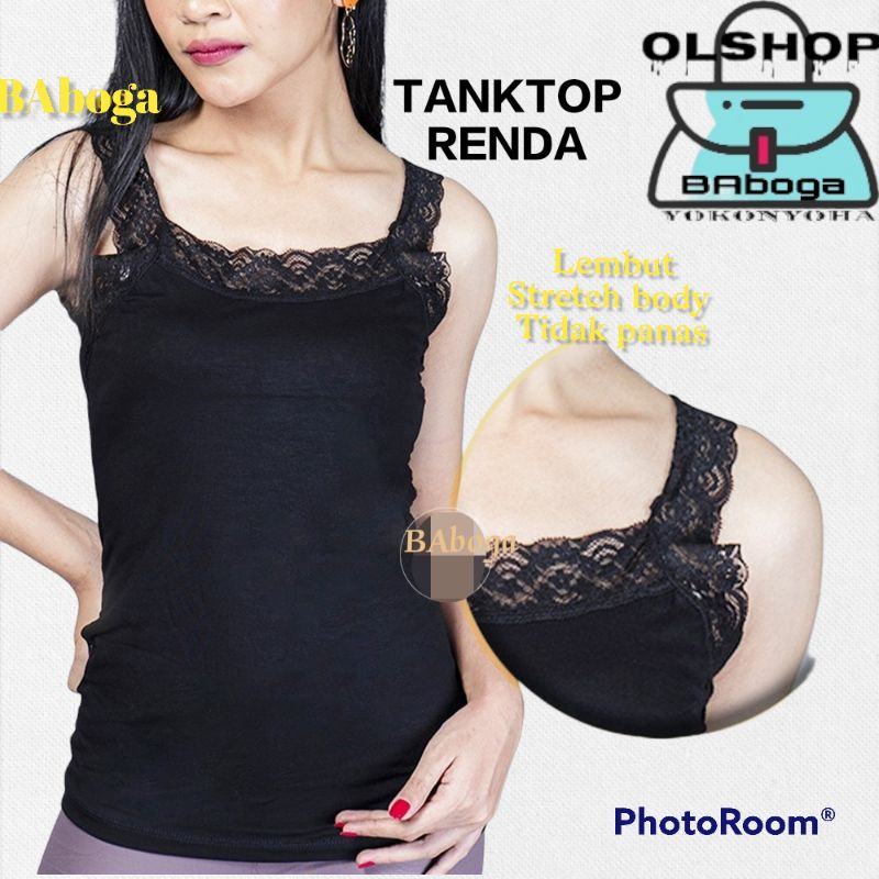 Tank top tali renda model baru singlet renda / tanktop renda kaos dalam wanita  JUMBO dalaman wanita
