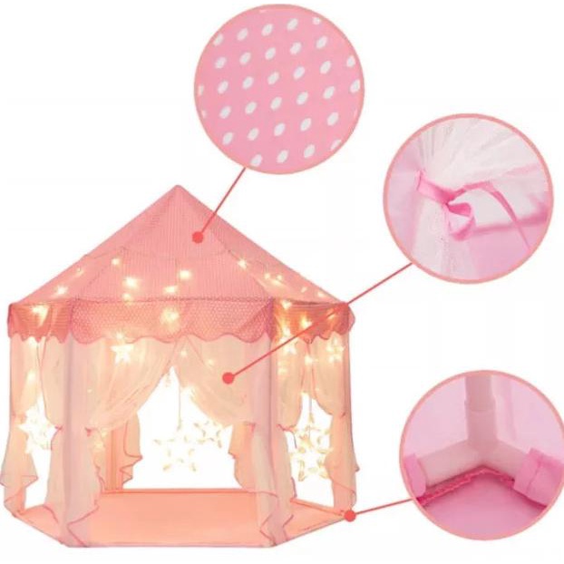 tenda mainan anak castle princess - tenda camping rumah rumahan jumbo