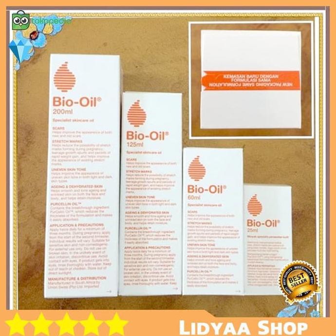 Bio Oli Penghilang Bekas Luka Steachmark Wajah Tubuh Bahan Alami Aman