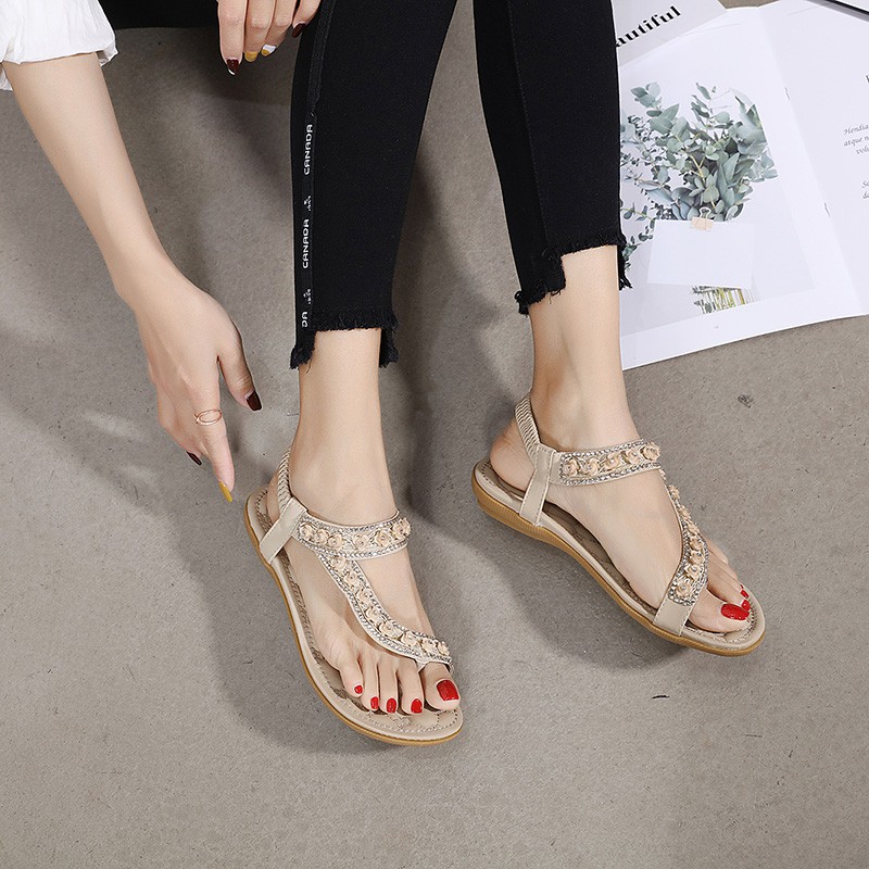 ELLORA EY420-02 Sandal Wanita Flat Import