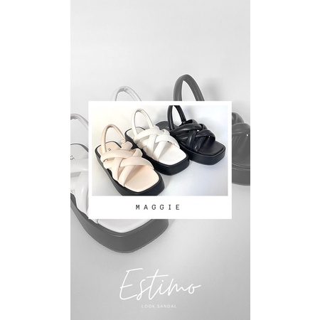 Sandal wedges wanita | MAGGIE by estimo.look | sandal wanita sandal cewek