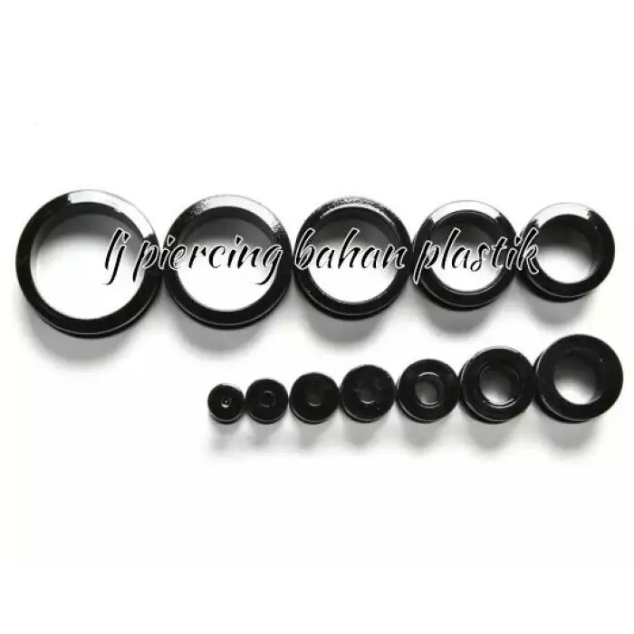 PIERCING BLACK READY 15 UKURAN BAHAN PLASTIK