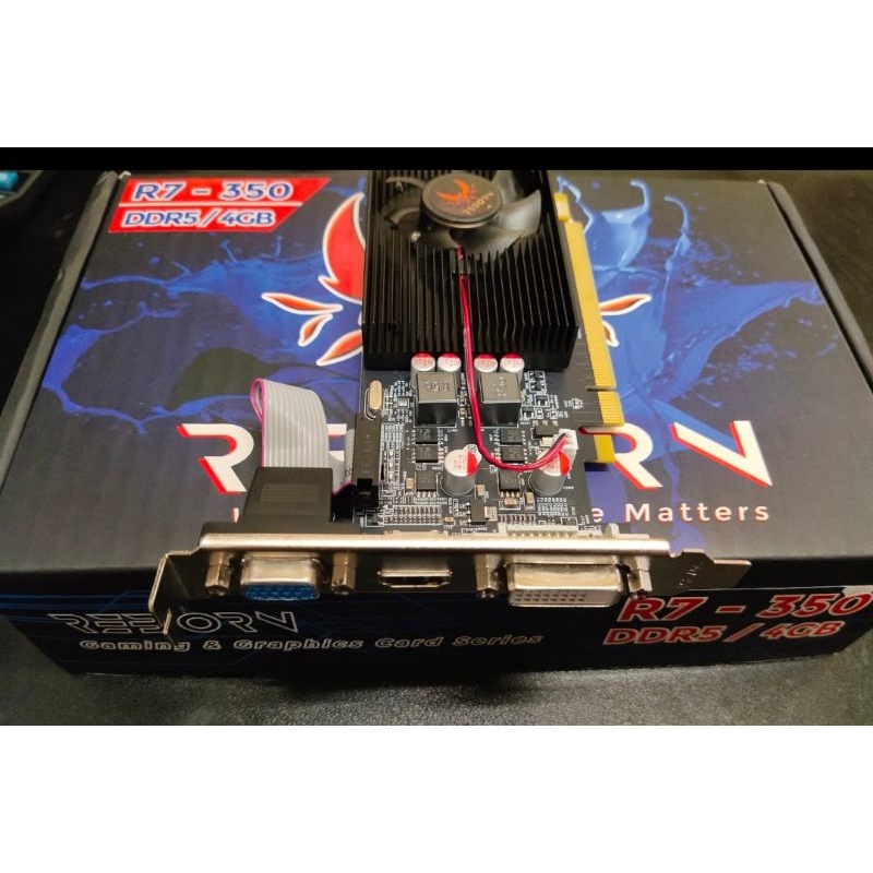VGA AMD RADEON REBORN R7 350 DDR5 4GB 128BIT