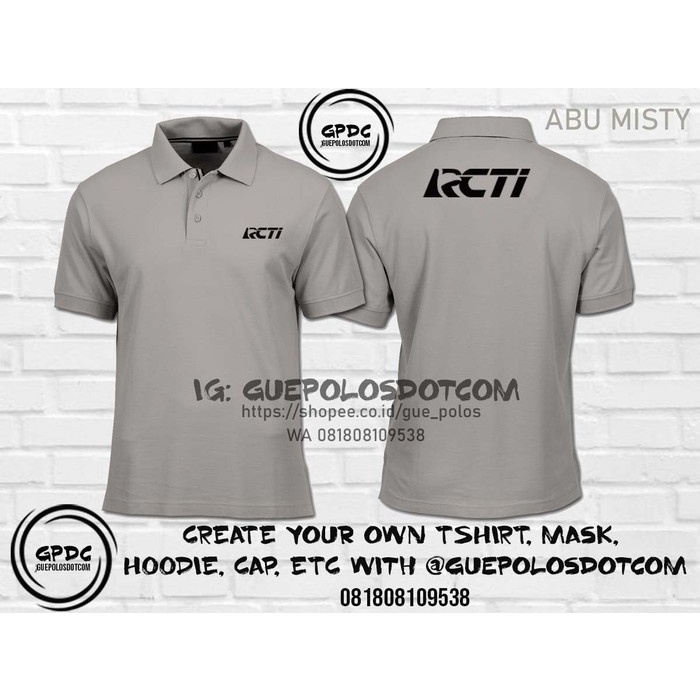 FASHION PRIA ATASAN PRIA KAOS POLO PRIA KG 1032 POLOSHIRT RCTI - KAOS POLO RCTI - KAOS RCTI - POLO S
