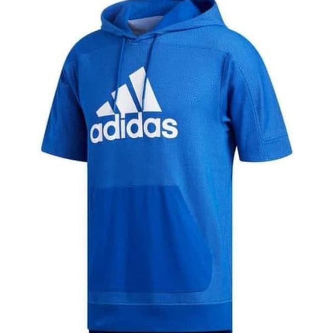 KUALITAS BAGUS JAKET HOODIE NISA SABYAN LENGAN PENDEK ADIDAS SHORT SLEEVE HOODIE KEKINIAN