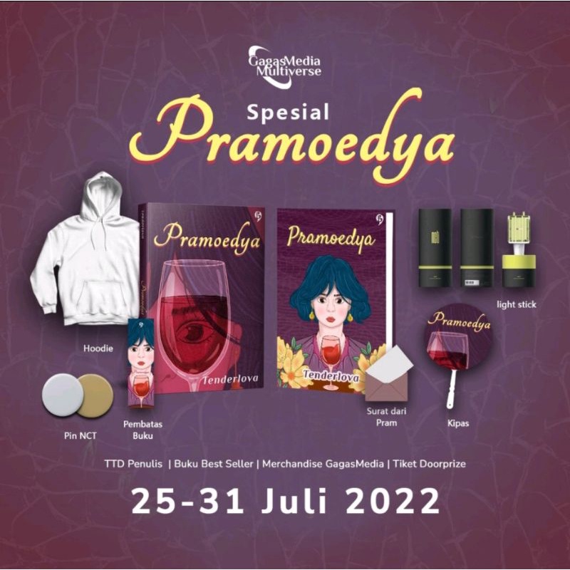 NOVEL PRAMOEDYA BY TENDERLOVA (100% ORIGINAL)
