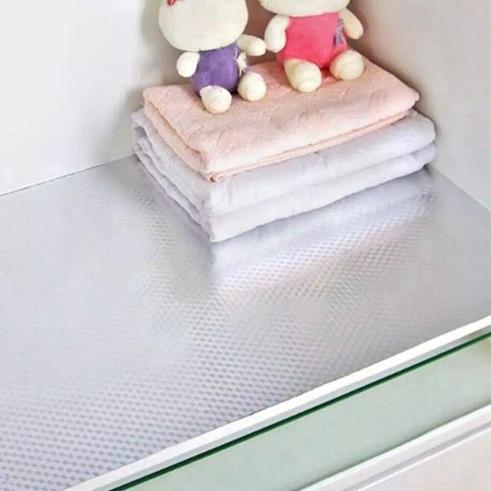 Stiker Alumunium Foil untuk Box Steriliser, Lemari, Laci &amp; Dapur Motif Kubik