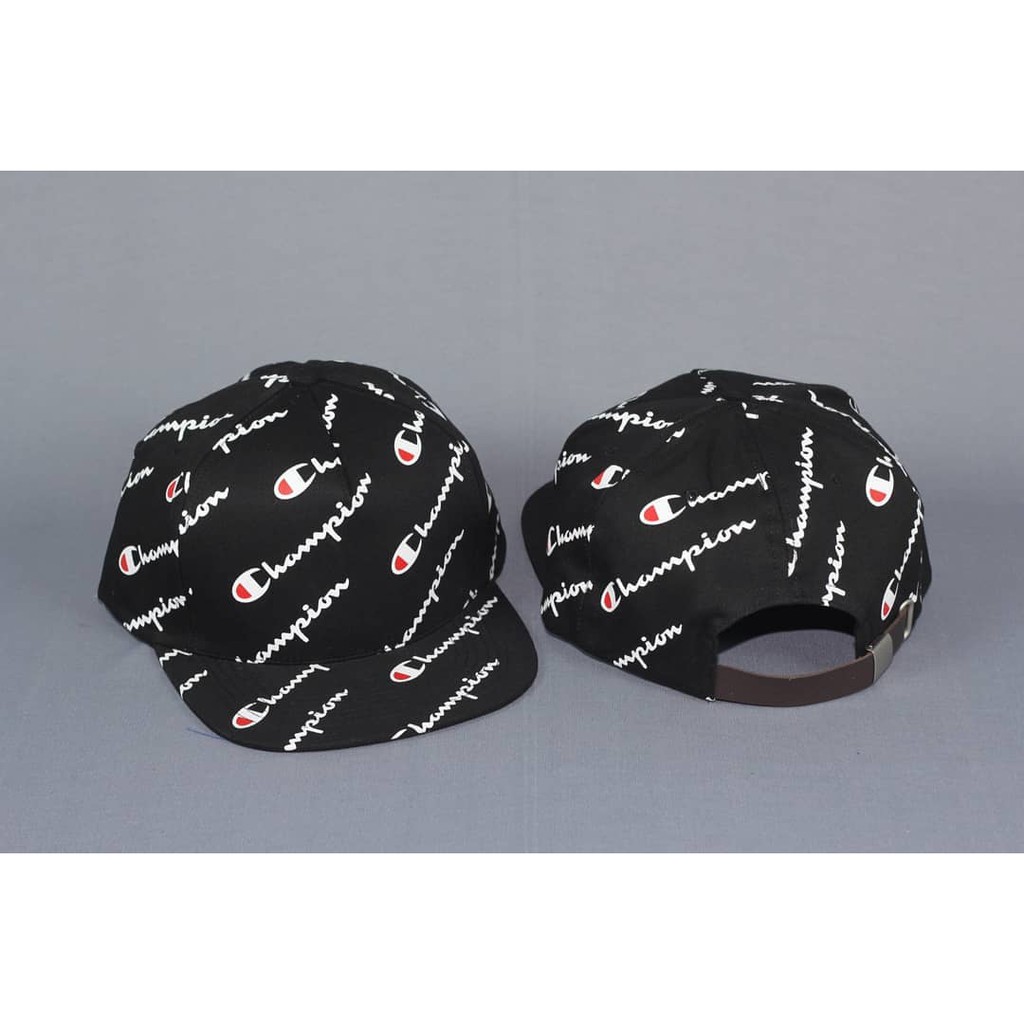 TOPI 6 Panel CapsChampion Script Full Print