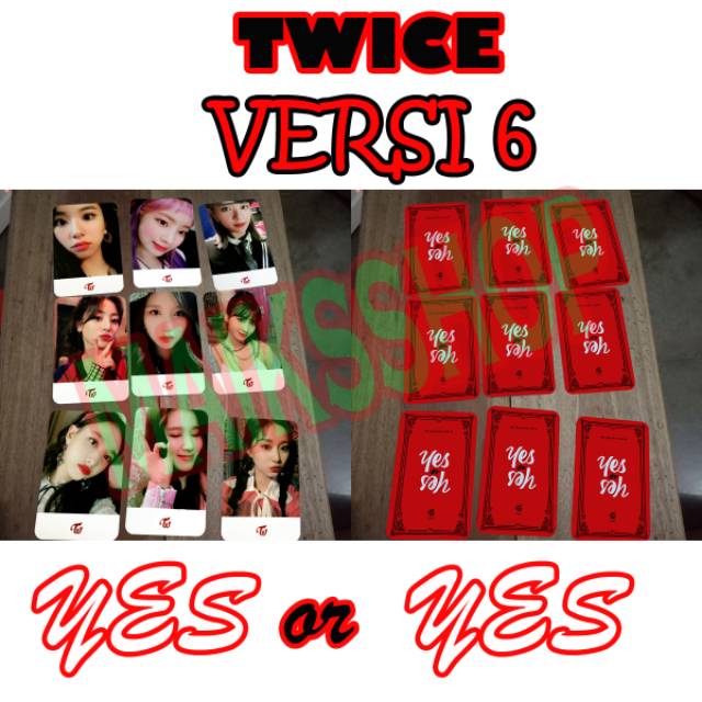 Twice Yes or Yes Photocard Kpop