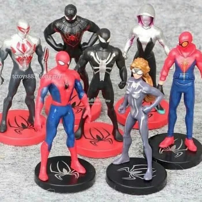 ITN - mini figure icon spiderman multiverse figure set spiderman