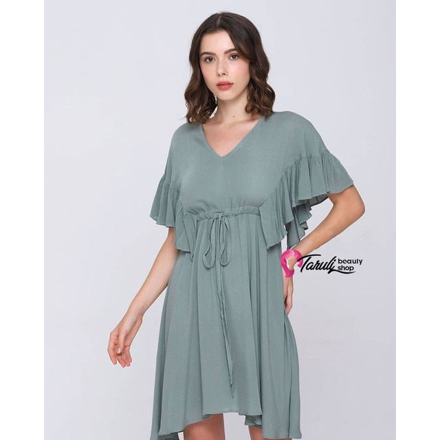 BAJU WANITA PREMIUM / LAYER DRESS RAYON/ BAHAN RAYON CRINKLE PREMIUM TS0556