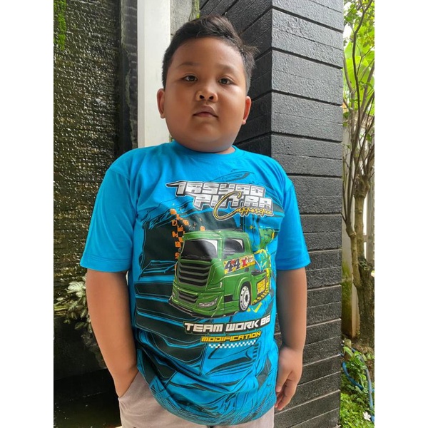 Kaos Anak Canter Explore Biru IRSYAD PUTRA KAROSERI