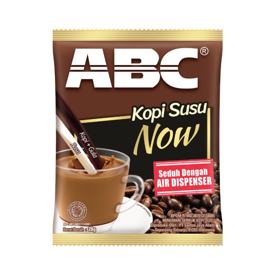 ABC Now Susu Bag [isi 10 sachet / 28 gram]