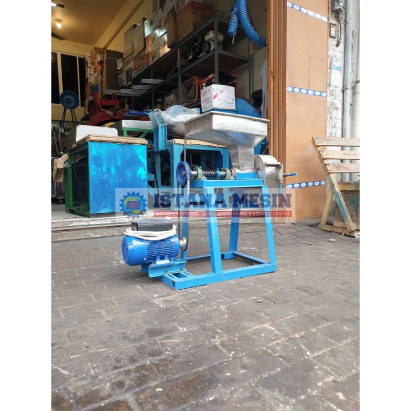 MESIN GILINGAN BUMBU 6INCI GILING CABAI JAHE LENGKUAS COMPLETE DINAMO