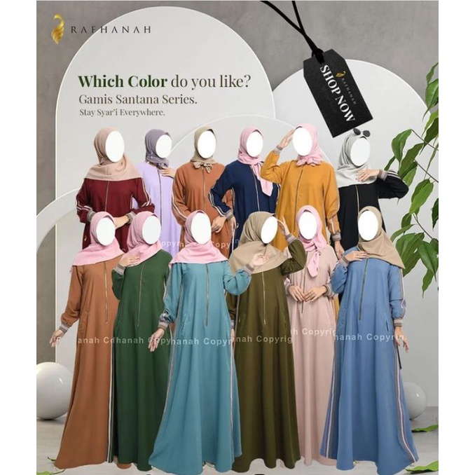 Gamis rafhanah santana sporty