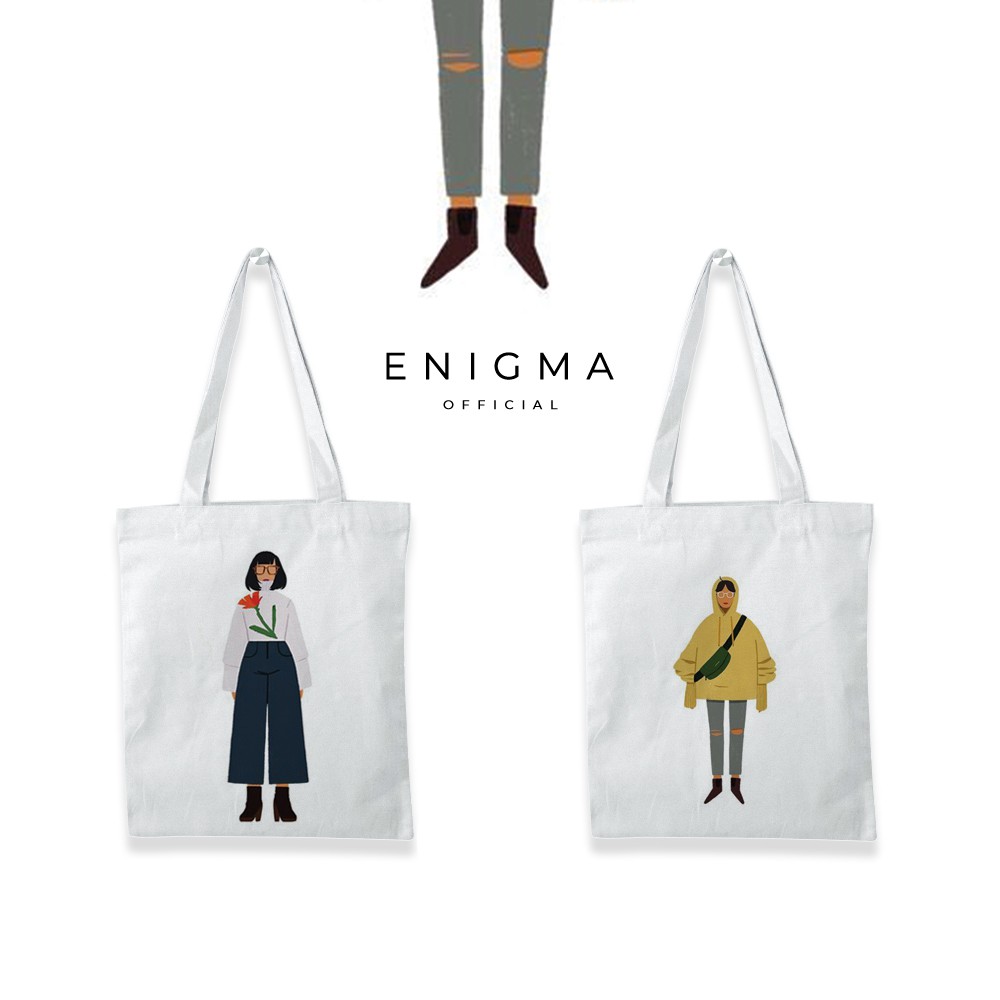 SALE TOTEBAG KANVAS ORIGINAL ENIGMA TOTEBAG KANVAS COLLECTION CTR