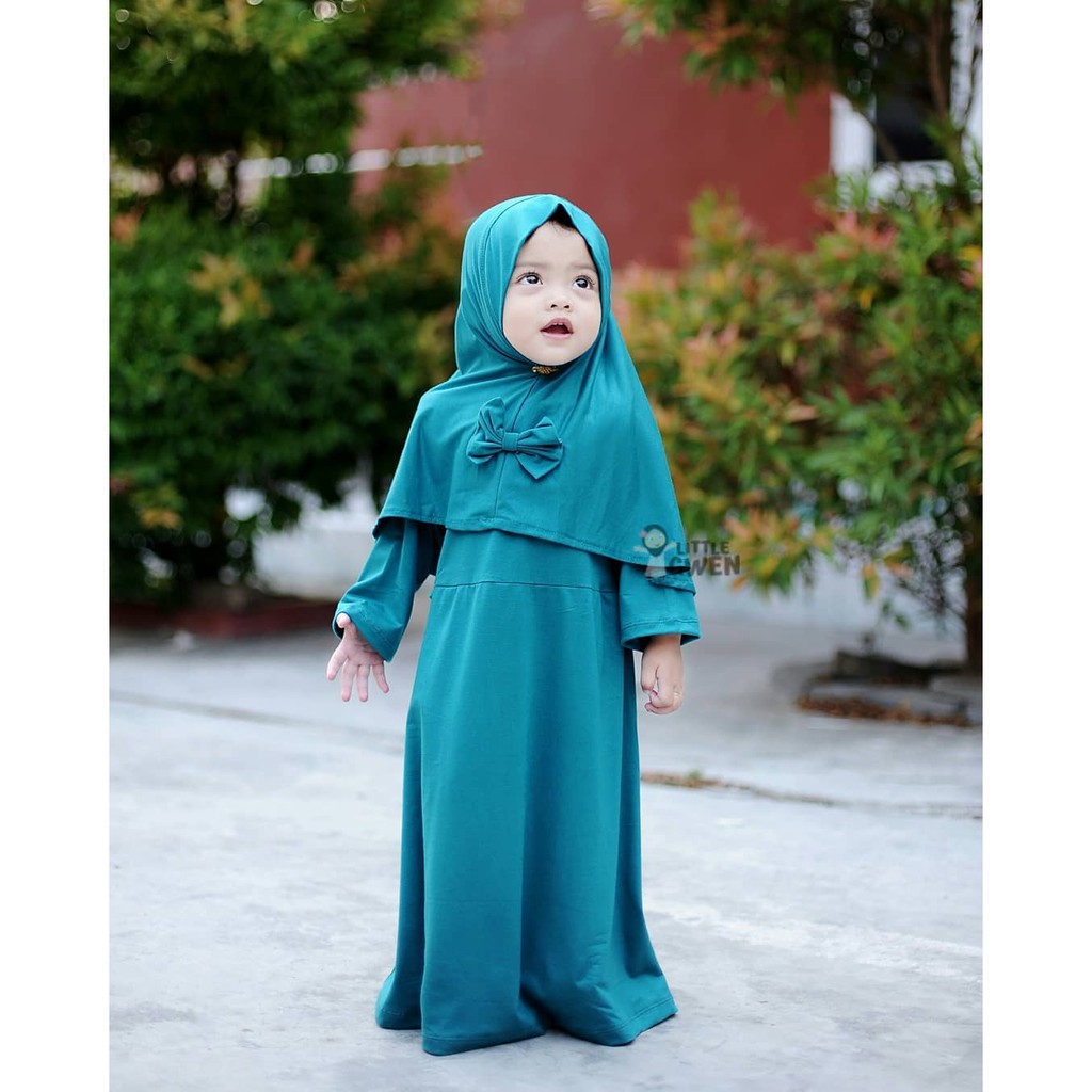 Gamis Anak Perempuan Cantik / Gamis Anak / Gamis Bayi Muslim Falisha 0-5 Tahun