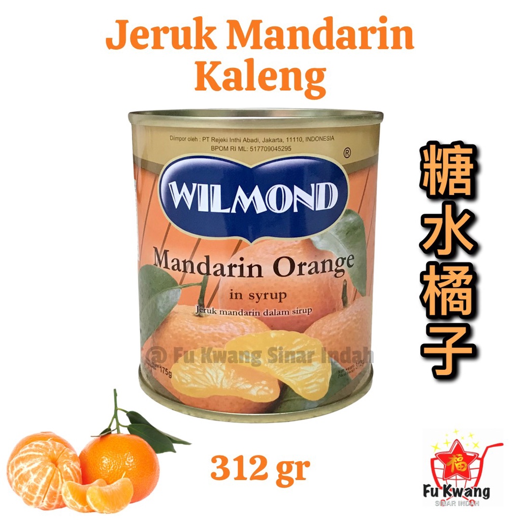 

Wilmond Mandarin Orange / Jeruk Mandarin Kaleng 312 gram / Jeruk Kaleng / Jeruk Kalengan / Kalengan Jeruk