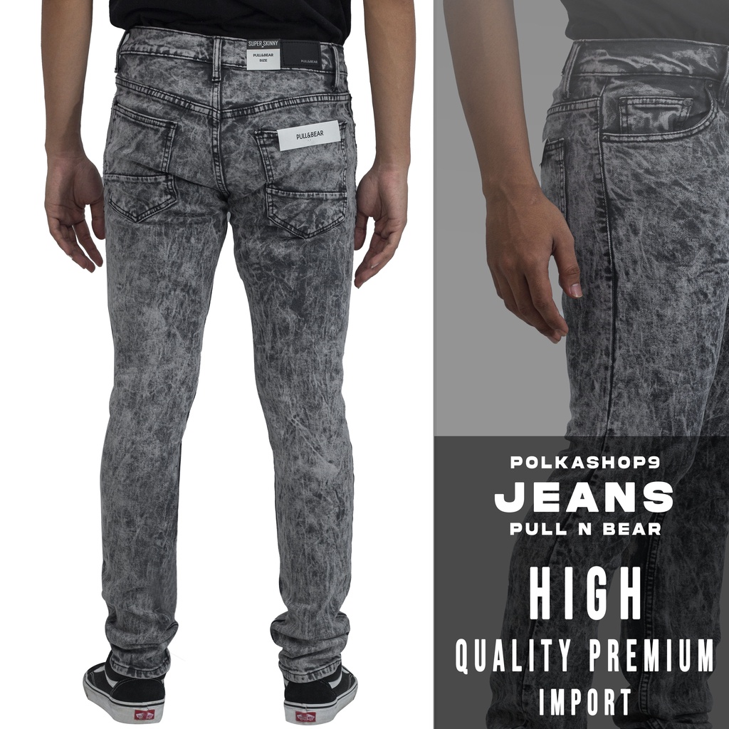 CELANA PULL N BEAR PRIA CELANA PULL N BEAR SOBEK CELANA PANJANG PRIA