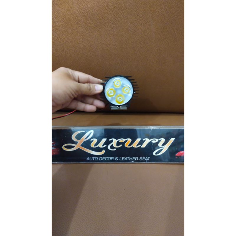 lampu sorot tembal led spion motor 4 mata dan 6 mata 12 volt terang