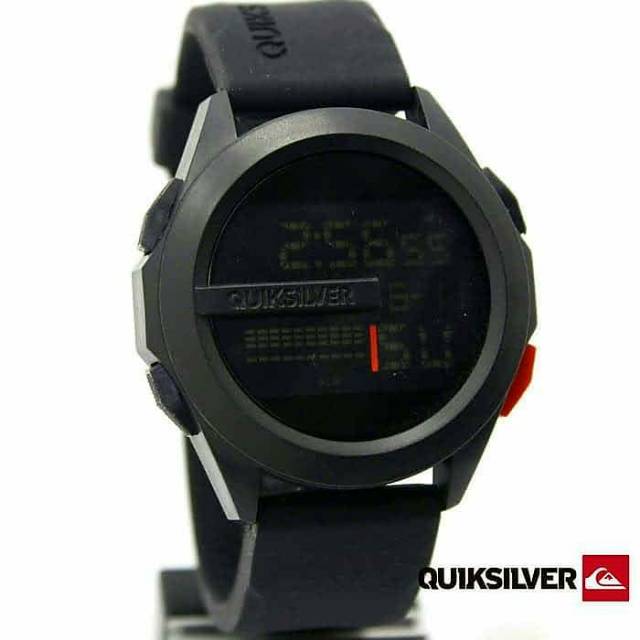 Original Jam tangan digital QUICKSILVER karet HC65-DB Premium Kekinian