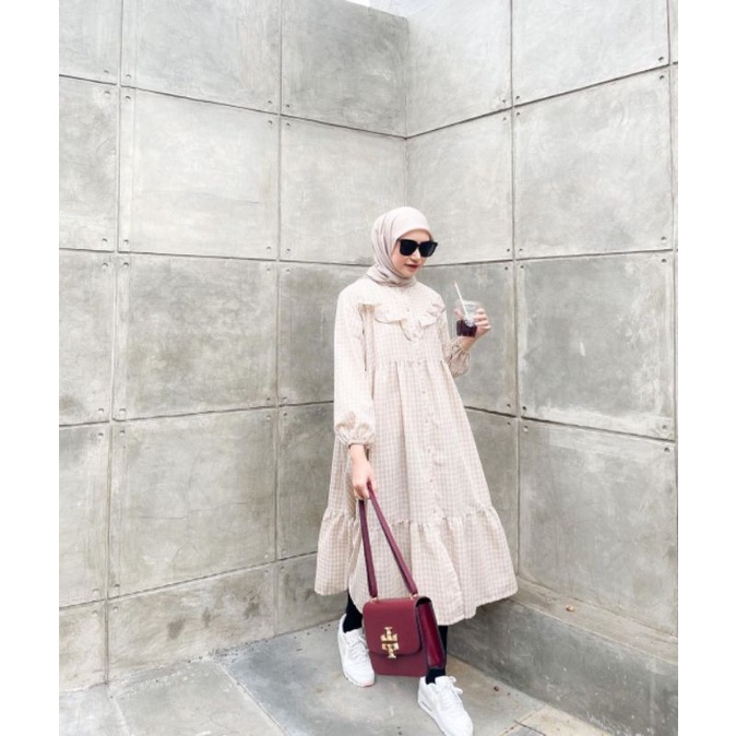 Preloved Haidee Orlin - Hayya Plaid Dusty