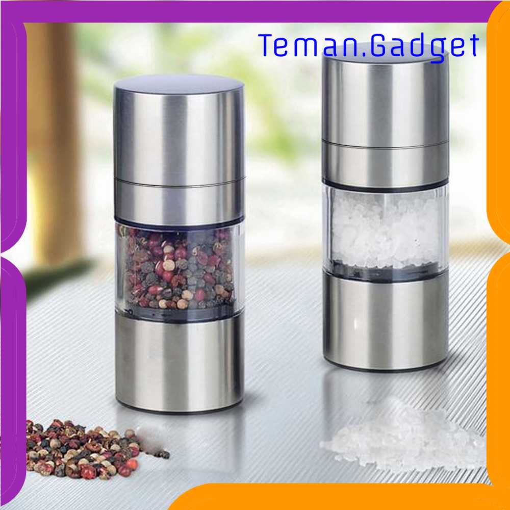 TG-DA Penggiling Biji Lada Manual Pepper Mill Grinder Stainless Steel - CIQ