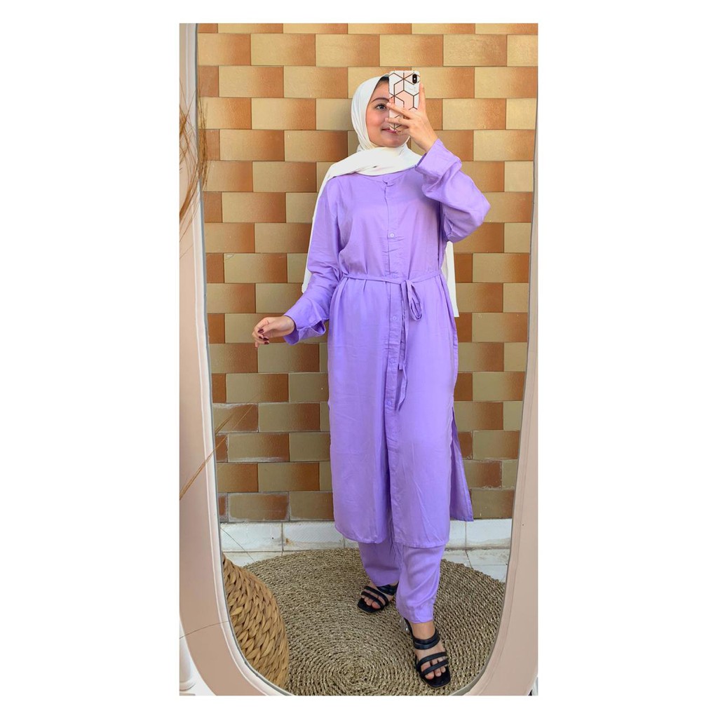 TUNIK SET LILAC