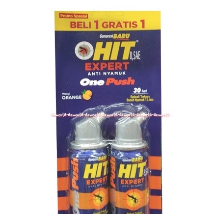 Hit one Push 30hari Orange Anti nyamuk Jeruk Pengusir Nyamuk 1x Semprot Onepush Obat Nyamuk Spray