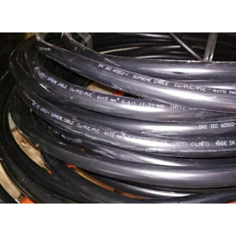 kabel tupur NYY 4x10 mm supreme,kabelmetal, voksel,kabelindo,sutrado