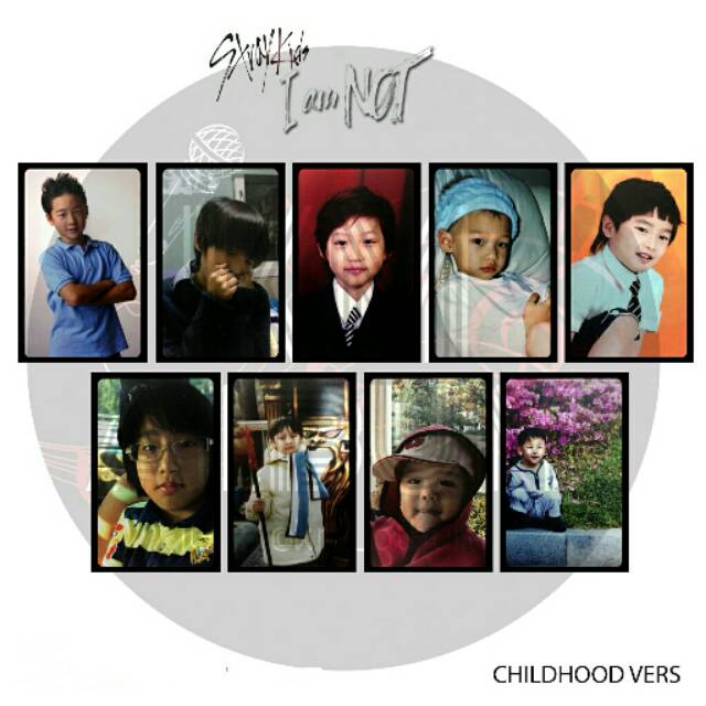 STRAY KIDS I AM NOT UNOFF PHOTOCARD CHILDHOOD VERSION