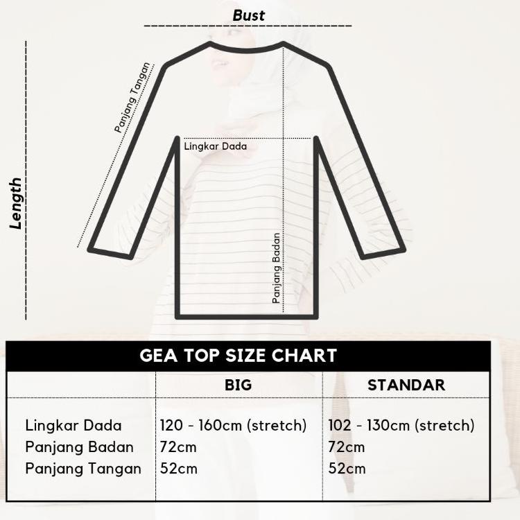Sugi Label - Gea Top Atasan Rajut Katun Adem Stripe "AWN. 187357"
