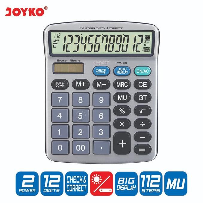 

Joyko Calculator / Kalkulator CC-46