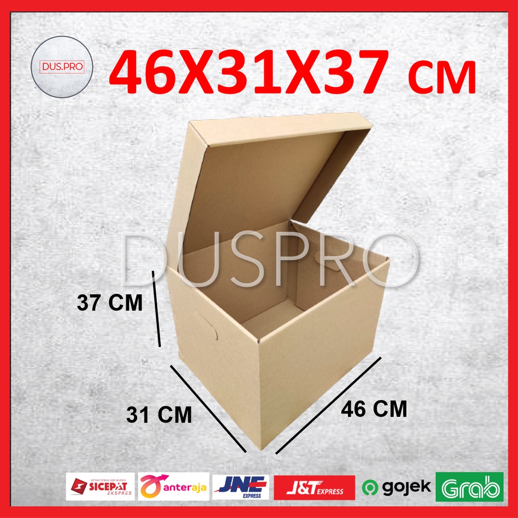 

(min 10 pcs) KARDUS BOX ARSIP DOKUMEN 46X31X37 CM | TEBAL KOKOH BESAR KARTON ARSIP FILE