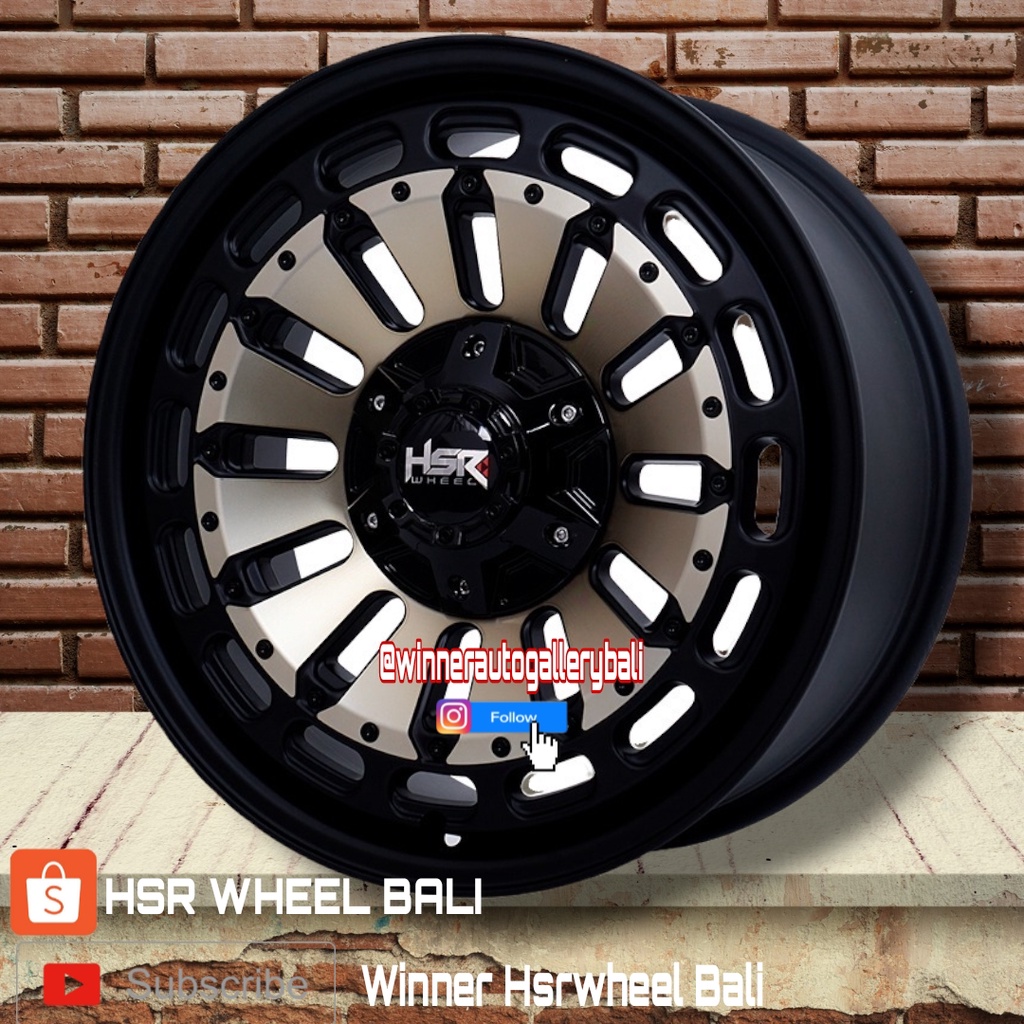 Jual Velg Mobil Rubicon Wrangler Innova Rush Terios | Velg Offroad HSR WHEEL Ring 18