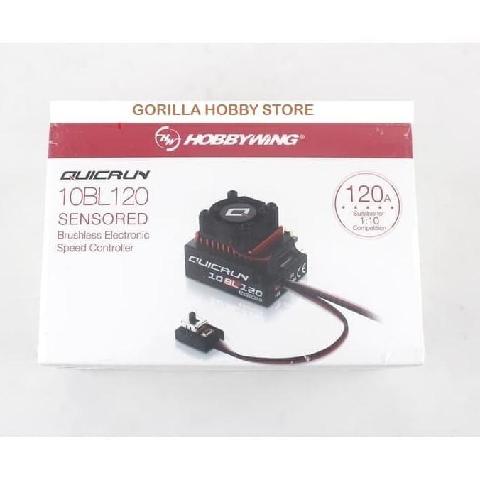 ESC quicrun brushless 10BL120 sensored 120A fo rc car