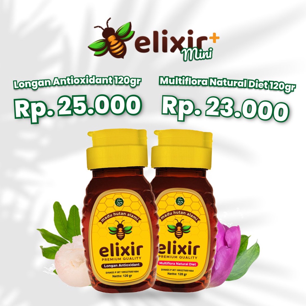 

Madu Murni Asli 100% Elixir Original Madu Diet Multiflora 120gr [ Open Reseller ]