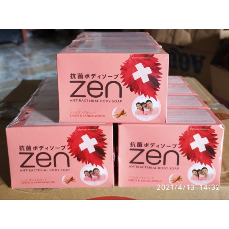 Paket Hemat Sabun ZEN Batang 70g (1 Pack isi 4 Pcs) ZEN Antibacterial Bar Soap | Sabun Batang Mandi Kesehatan