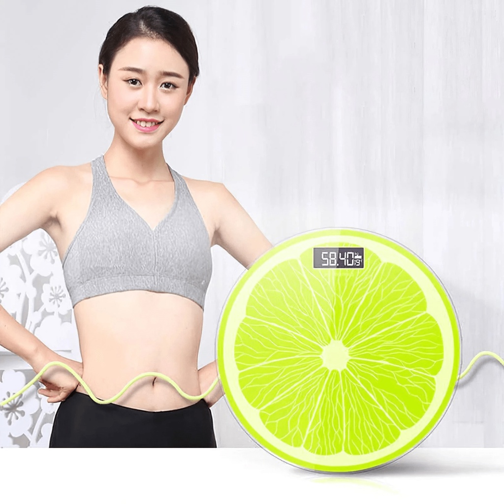 Timbangan Badan Digital Motif Buah