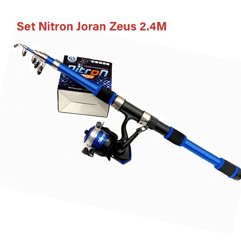 TERBARU Set Pancing Katana Zeus NITRON  1.8  - 3.0 M Japan Style 6 Bearing