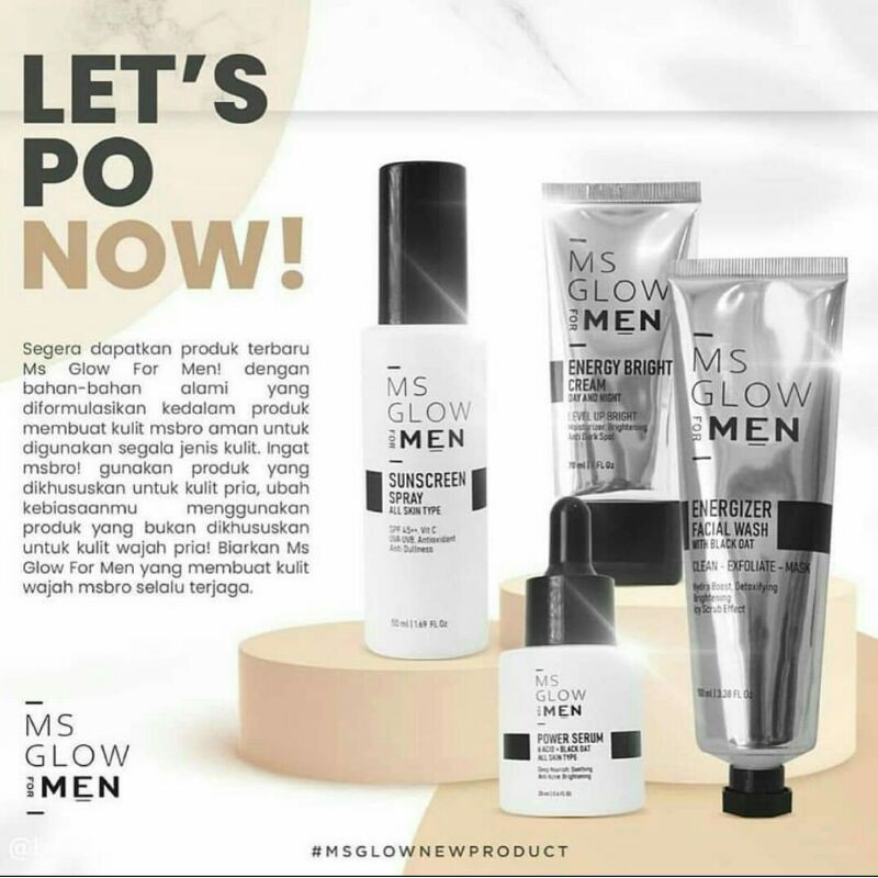 MG GLOW FORMEN PAKET KOMPLITE