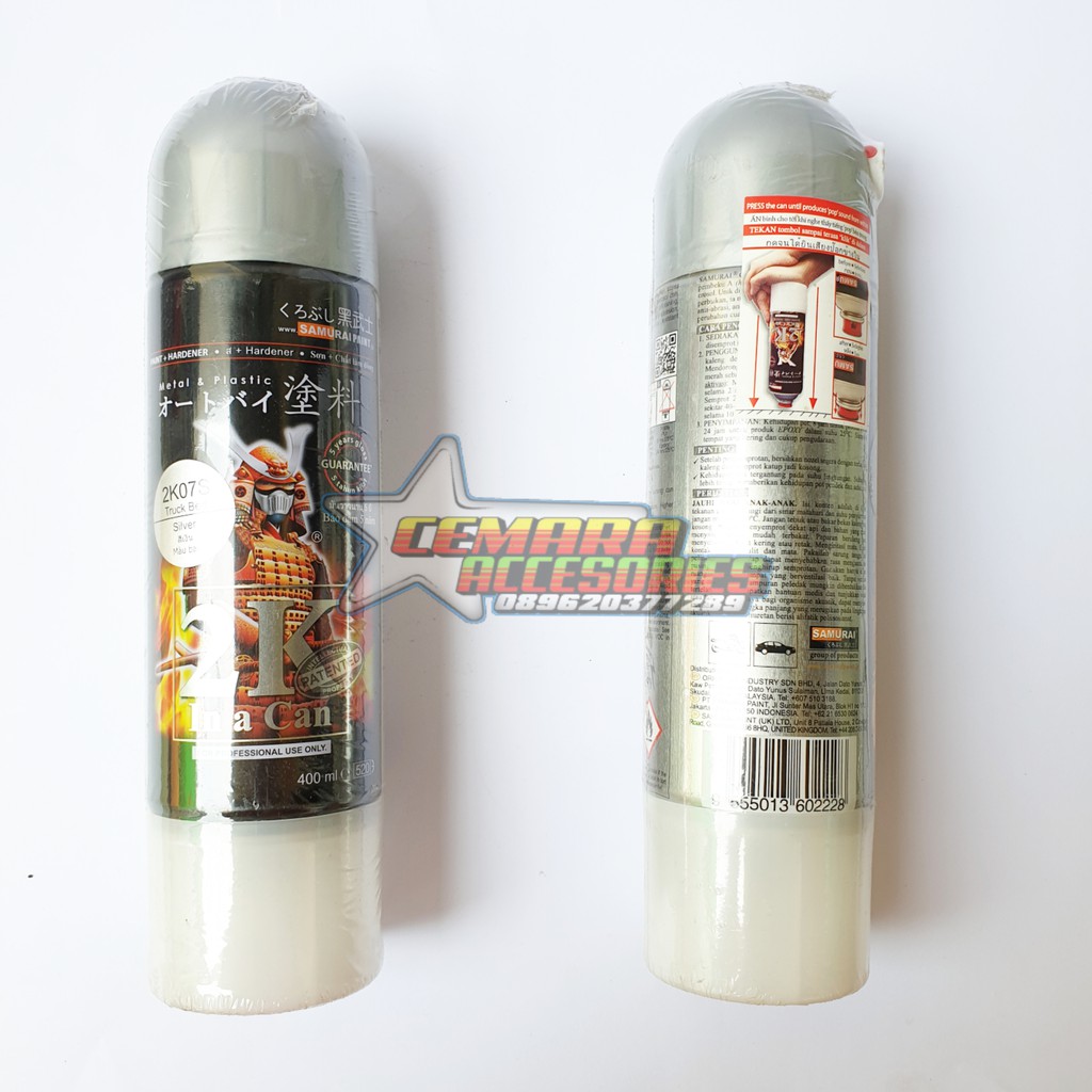 

Pilox Samurai Paint Epoxy Truck Bed Silver 2K07S 400ml - Cat Semprot