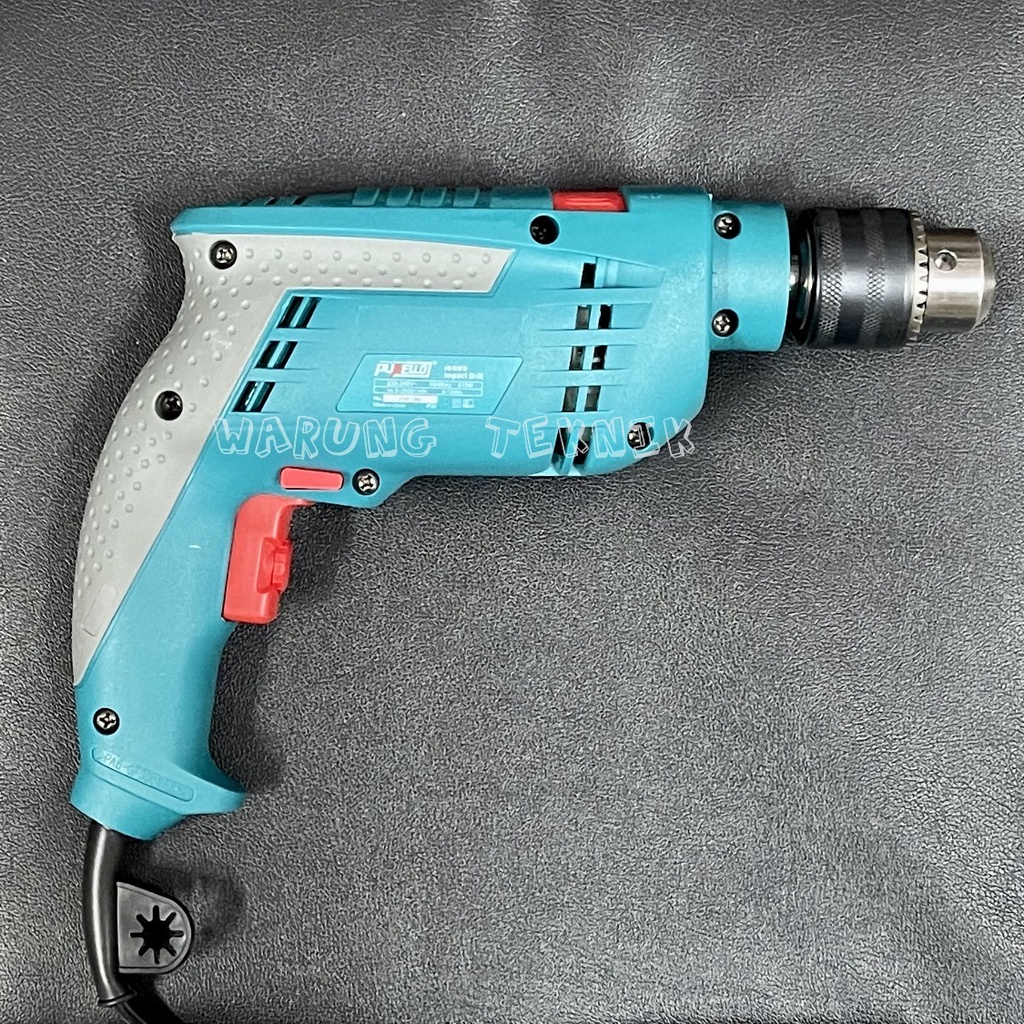 PUSELLO ID003 Impact Drill Mesin Bor Tembok Beton Kayu Besi 13 mm 810 Watt