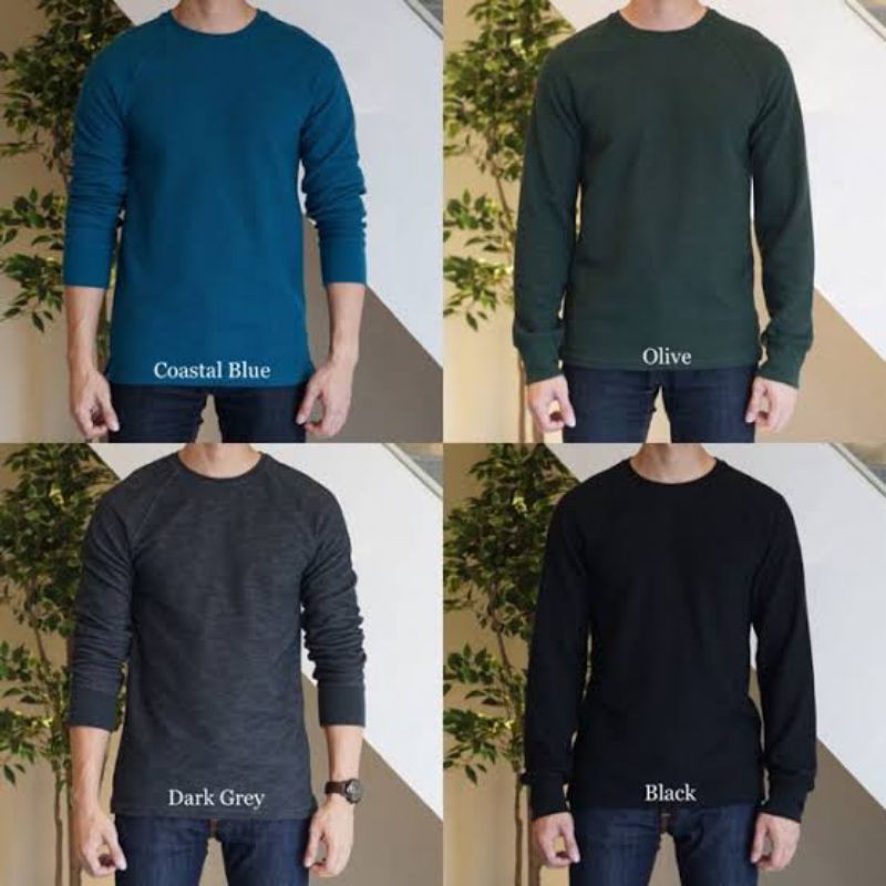 long sleeve goodfellow original - goodfellow longsleeve cotton fleece